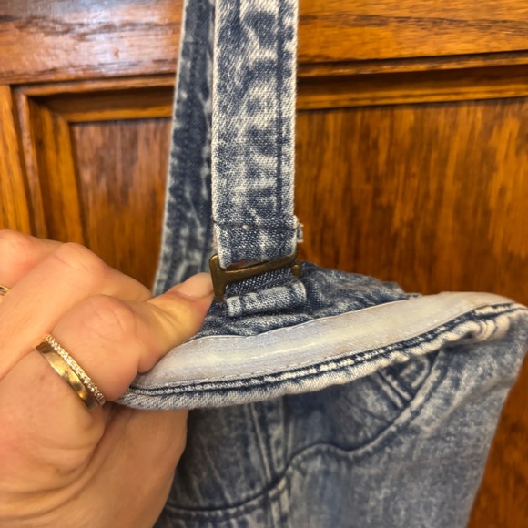 Pilcro Seamed Denim Midi Dress, Size 2 - Picture 4 of 9